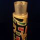 Aldo Tura Mod. 796D Parchment Thermos with Abstract Decoration, 1940