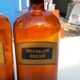Paire de flacons a pharmacie en verre marron