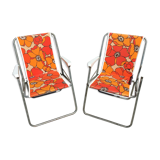 Pair of vintage camping chairs