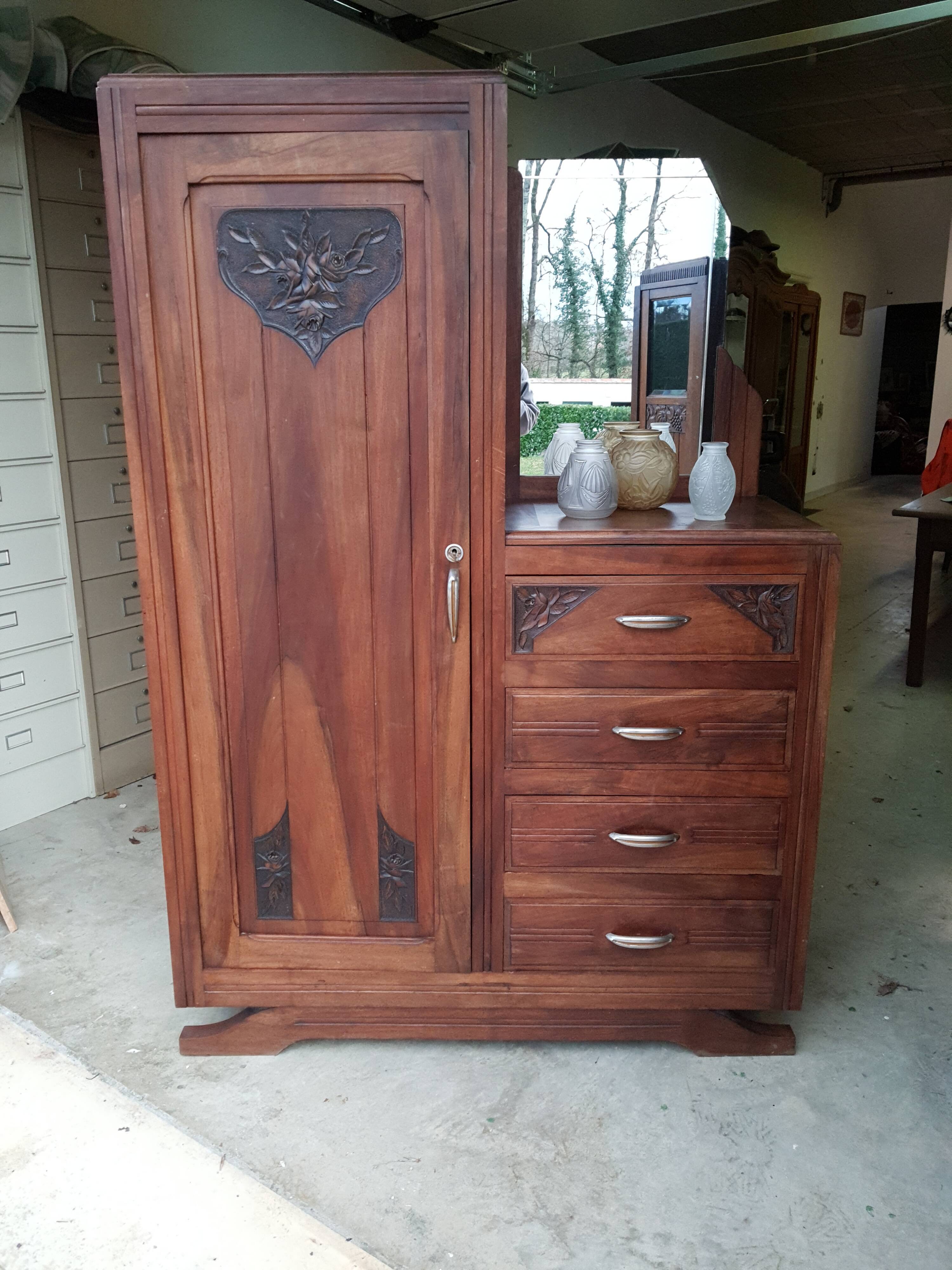 Vintage asymmetrical Parisian wardrobe