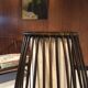 Grande lampe de sol en rotin 1960