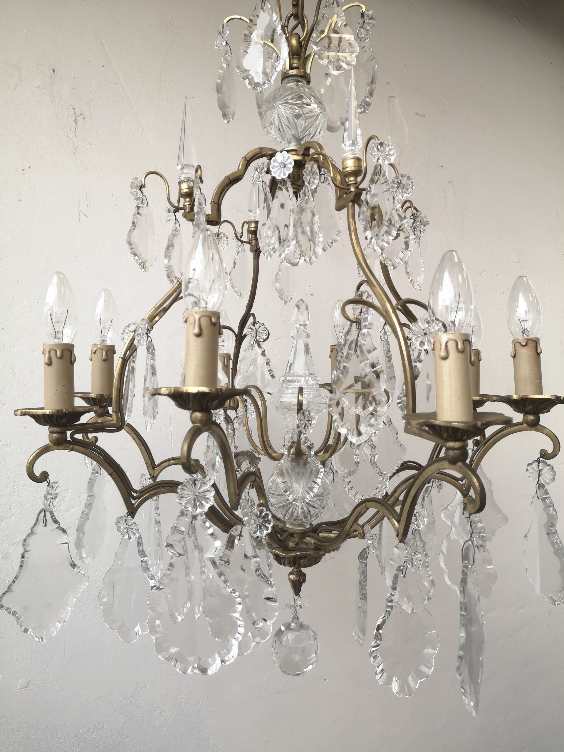 Lustre baccarat stamp cage 8 fires