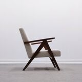 Mid Century Easy Chair Model B - 310 Var in Ivory Buckle