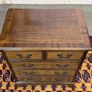 English mahogany commode from the 1950s.