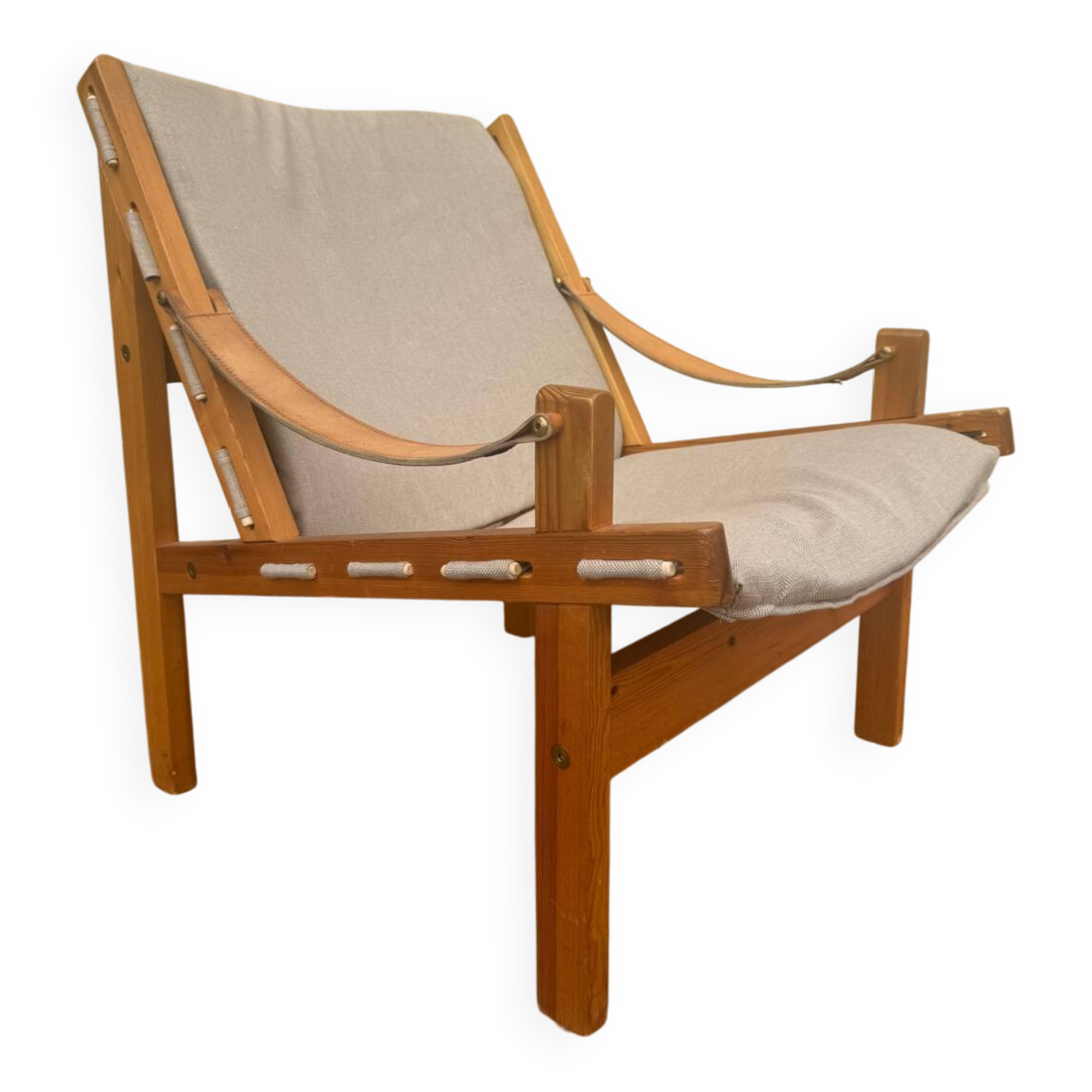 Chaise safari vintage "Hunter" par Torbjørn Afdal, 1960, Norvège