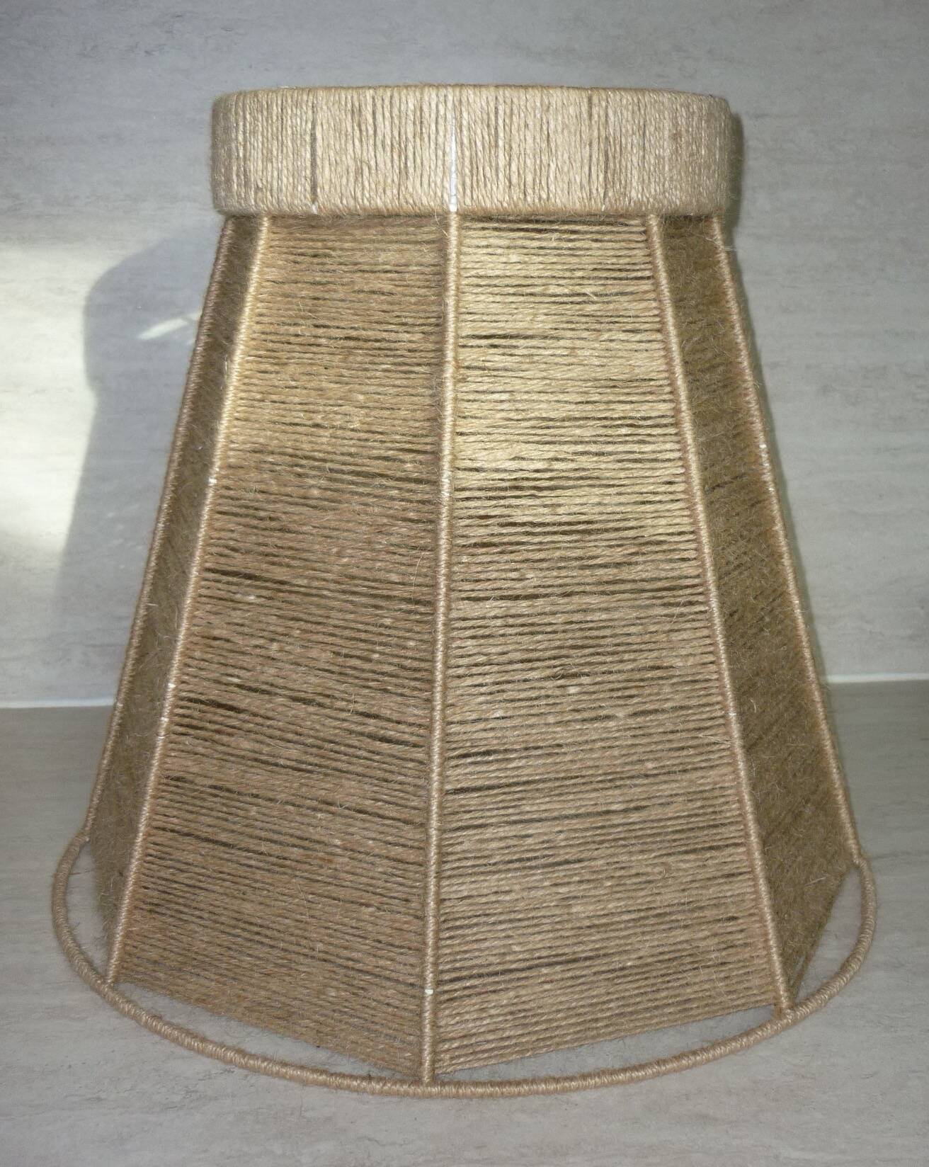 Jute thread lampshade 45 cm ø