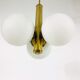 Brass pendant lamp by Kaiser, Germany, 60s