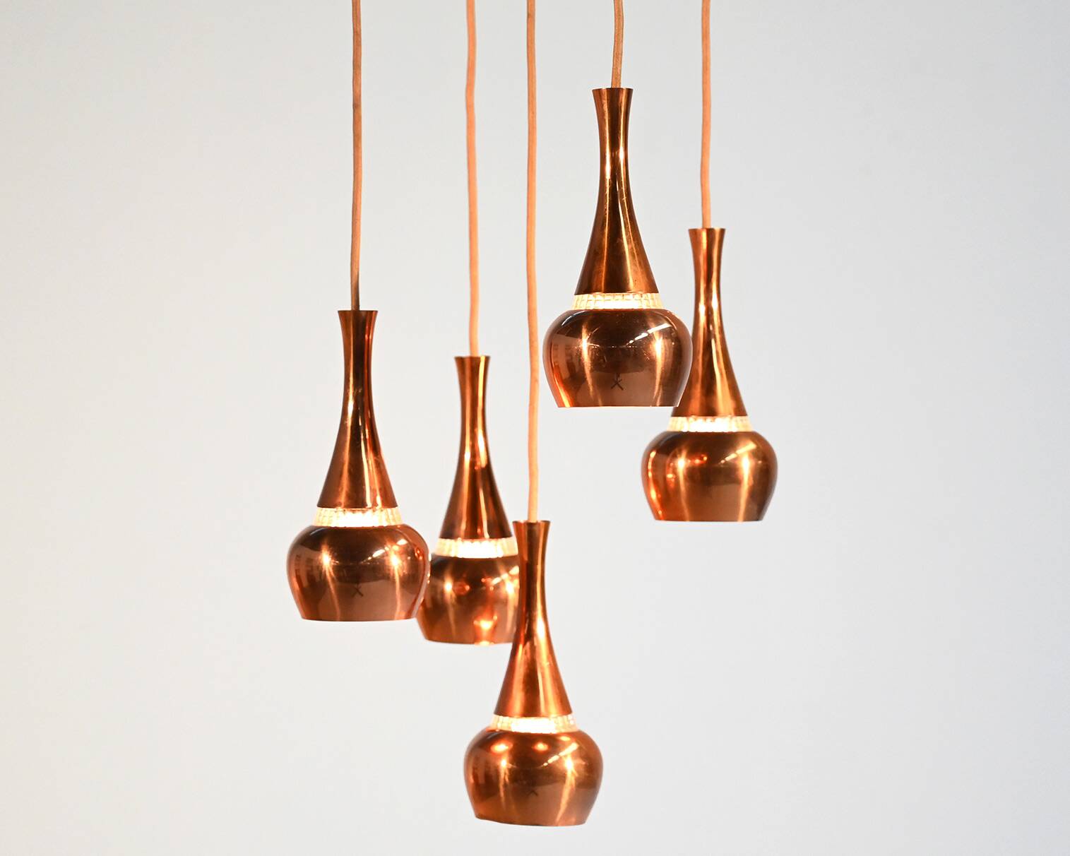 Cascade lamp attributed to Staff, 1960s
