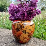 Vase fleurie  vintage