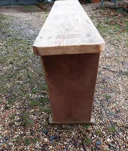 Solid wood farm bench dpm 1123783