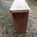 Solid wood farm bench dpm 1123783