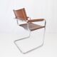 Matteo Grassi MG5 set of 4 leather cantilever chairs