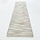 3x12 Brown & Beige Striped Vintage Kilim Runner Rug, 94x358Cm