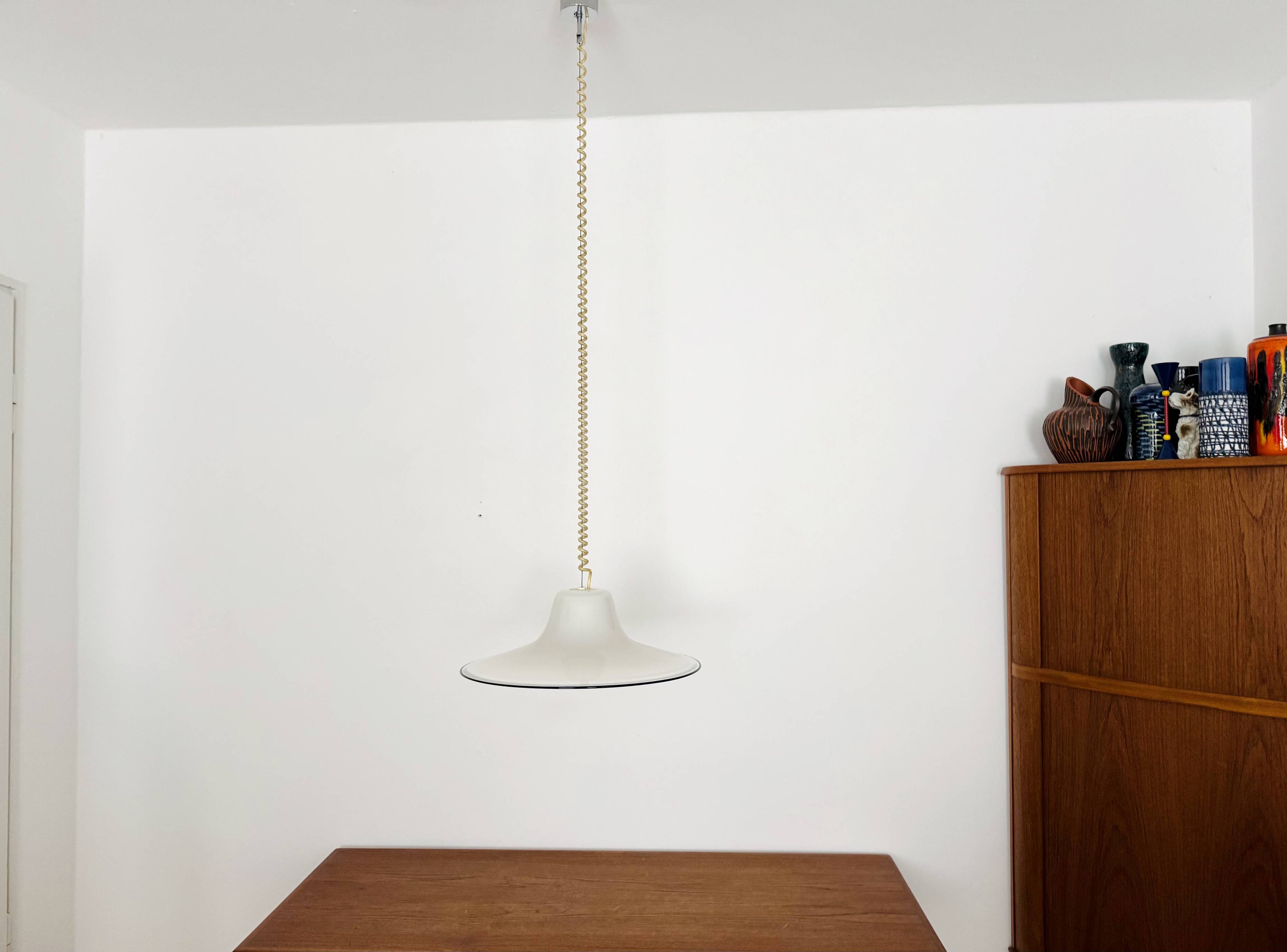 Lampe à Suspension en Verre de Murano par Giusto Toso pour Leucos