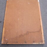 Rectangular mirror in vintage rattan 40x55cm