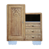 Asymmetrical art deco cabinet