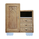 Asymmetrical art deco cabinet