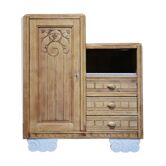 Asymmetrical art deco cabinet