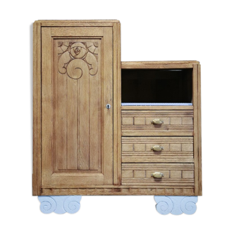 Asymmetrical art deco cabinet