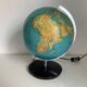 Vintage 1976 German (French) terrestrial globe JRO Wechselbild - 34 cm