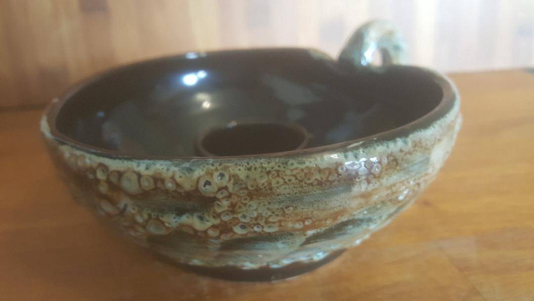 Vintage Vanoise ceramic candle holder