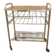 Side table for storing vinyls