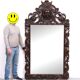 Impressive Monumental 18 Century Antique Cherub Oak mirror Holland