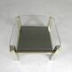 Belgo Chrom coffee table with 2 glass plates, 1970s