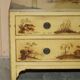Vintage Chinoiserie Commode with Edwardian Style Mirror