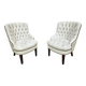 A pair of chesterfield armchairs, England, 1960s
