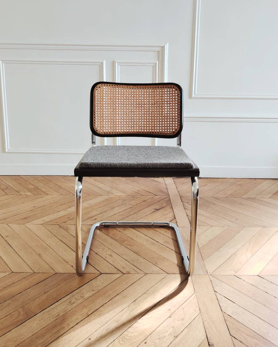 Cesca chair B32 style Marcel Breuer renovated, year 87