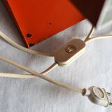 Lamp 70s orange metal