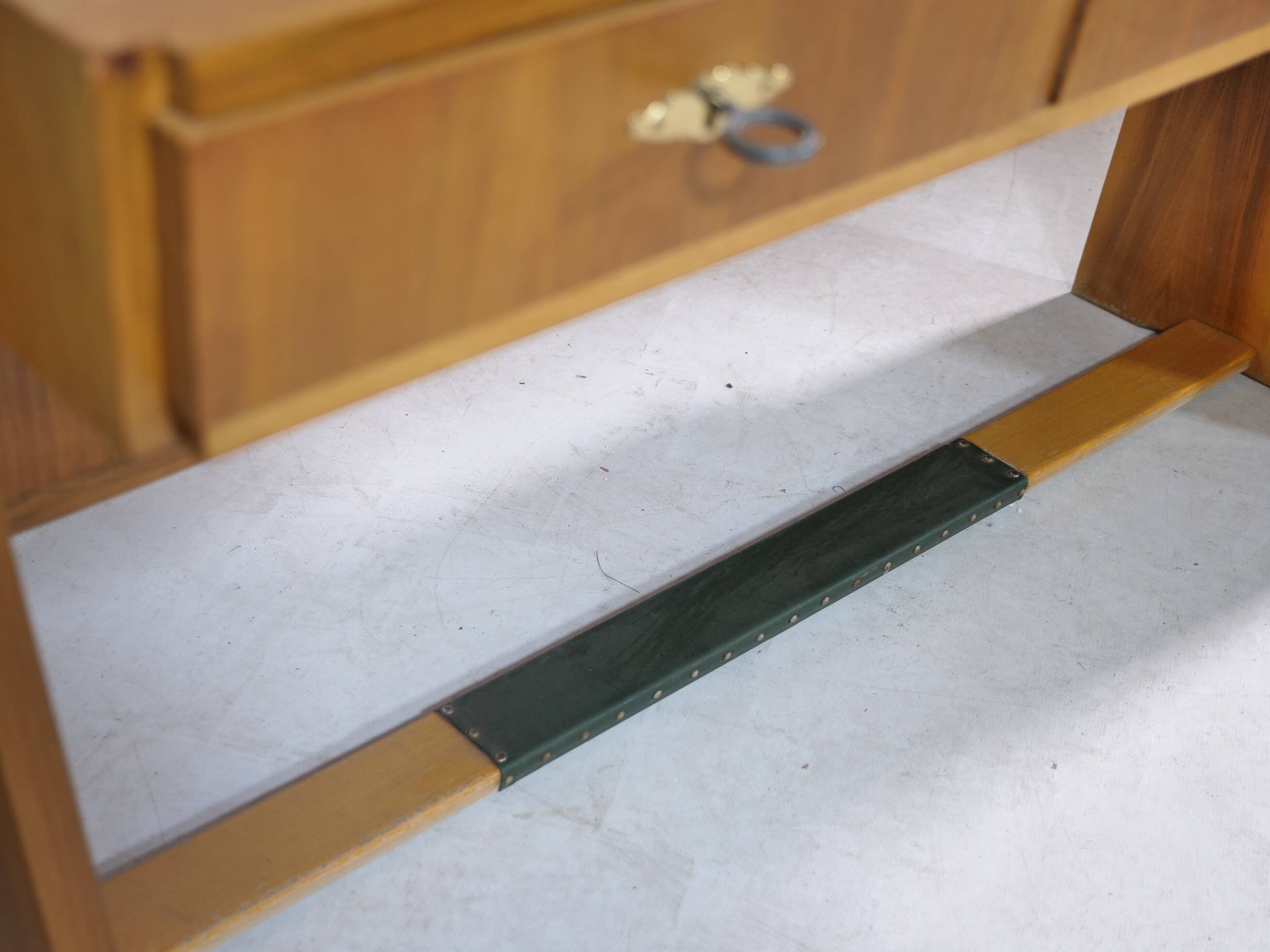 Mid-Century Design Walnut Desk, Germany, 1960s