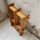 Trio d'étagères constructivistes en pin style Regain