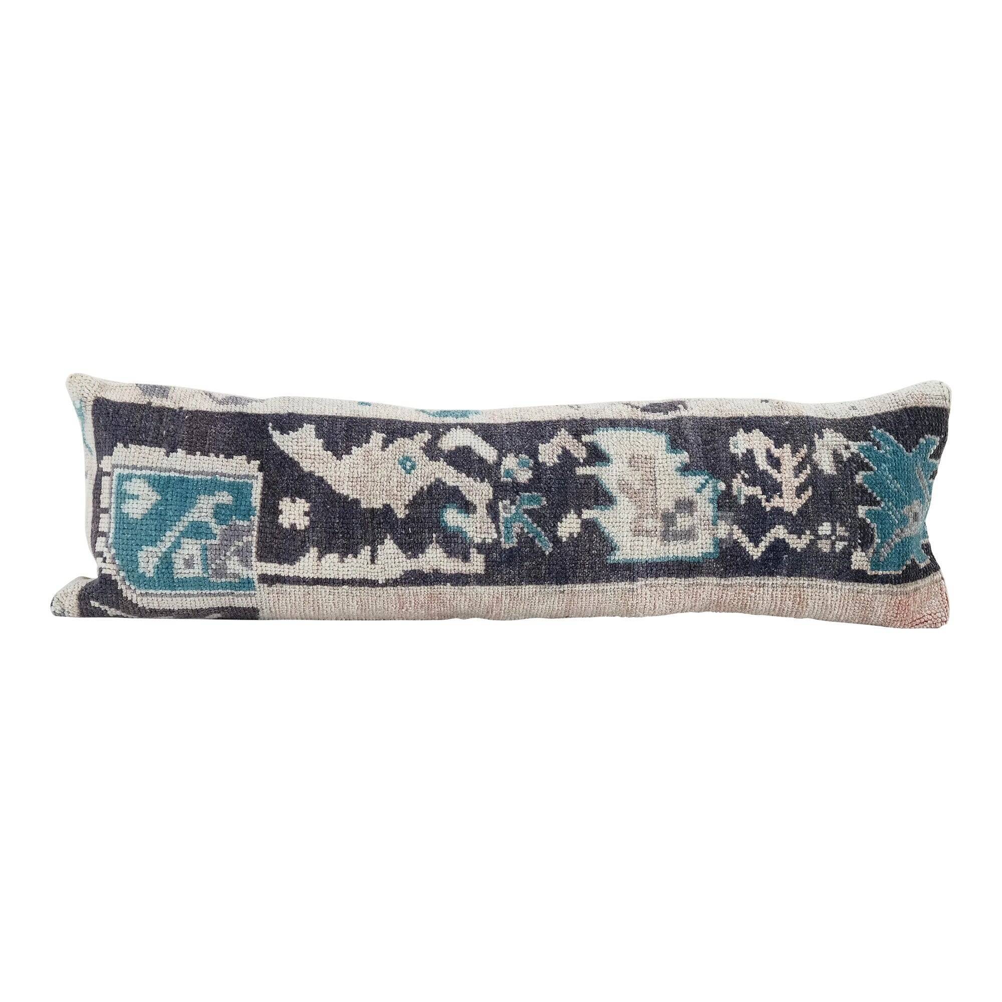 Vintage kilim cushion cover 30x91 cm