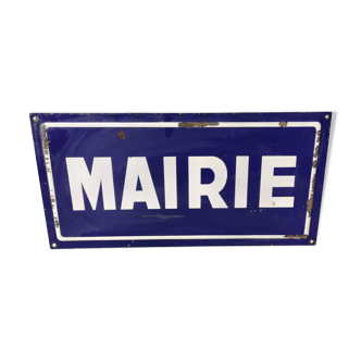 Enamelled plate of Fronton de Mairie