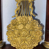 Empire pendule in mahogany cuba Leroy in Paris