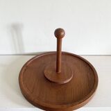 Plateau à condiments en teck vintage