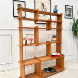 Vintage pine bookshelf