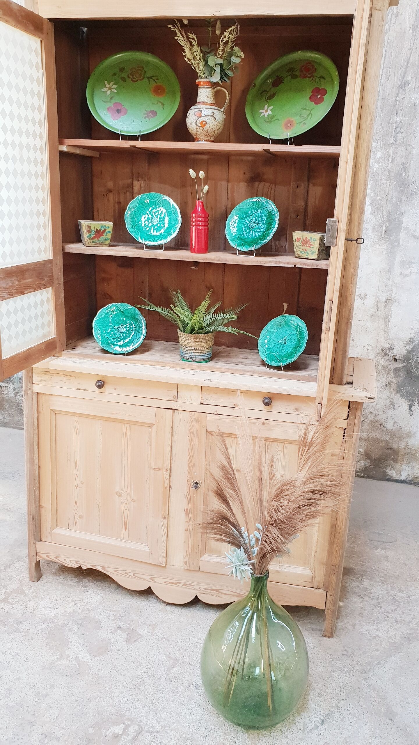 Vaisselier Ancien 2 corps