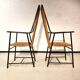 Pair of modernist armchairs circa 1950
