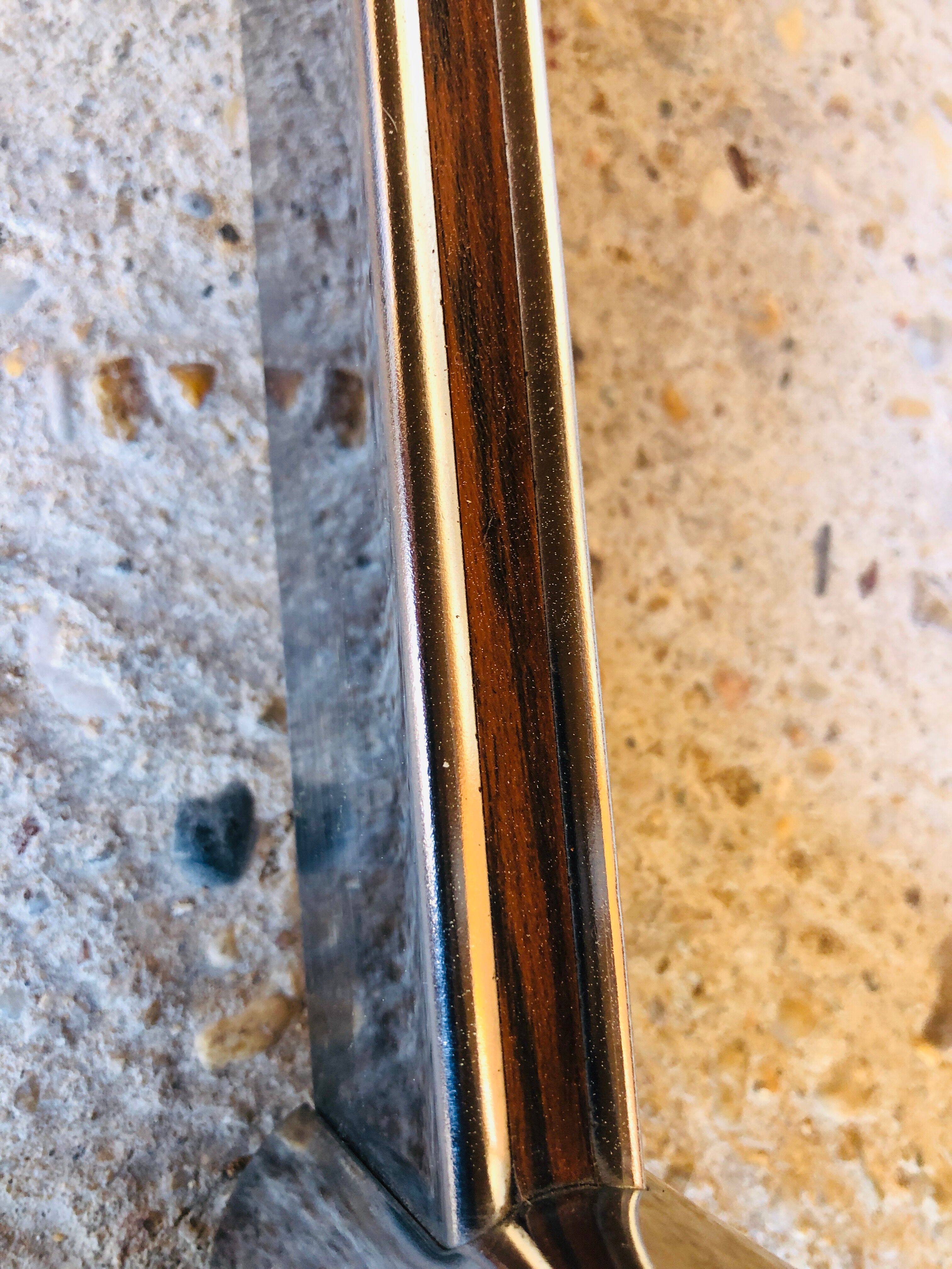 Ceramic and chrome coffee table circa 1970