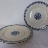 3 Gien dinner plates, Montmorency pattern 220606