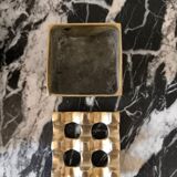 Ultima ashtray in gold-plated brass designed by Holger Bäckström & Bo Ljungberg.