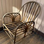 Rattan armchair