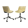 Pair of modus vintage chairs by Osvaldo Borsani for Techno