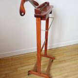 Fratelli Reguitti editor Valet night wooden varnish on wheels