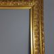 Imposing nineteenth century frame wood and gilded stucco 103x87 foliage 82.7x66.7 cm SB