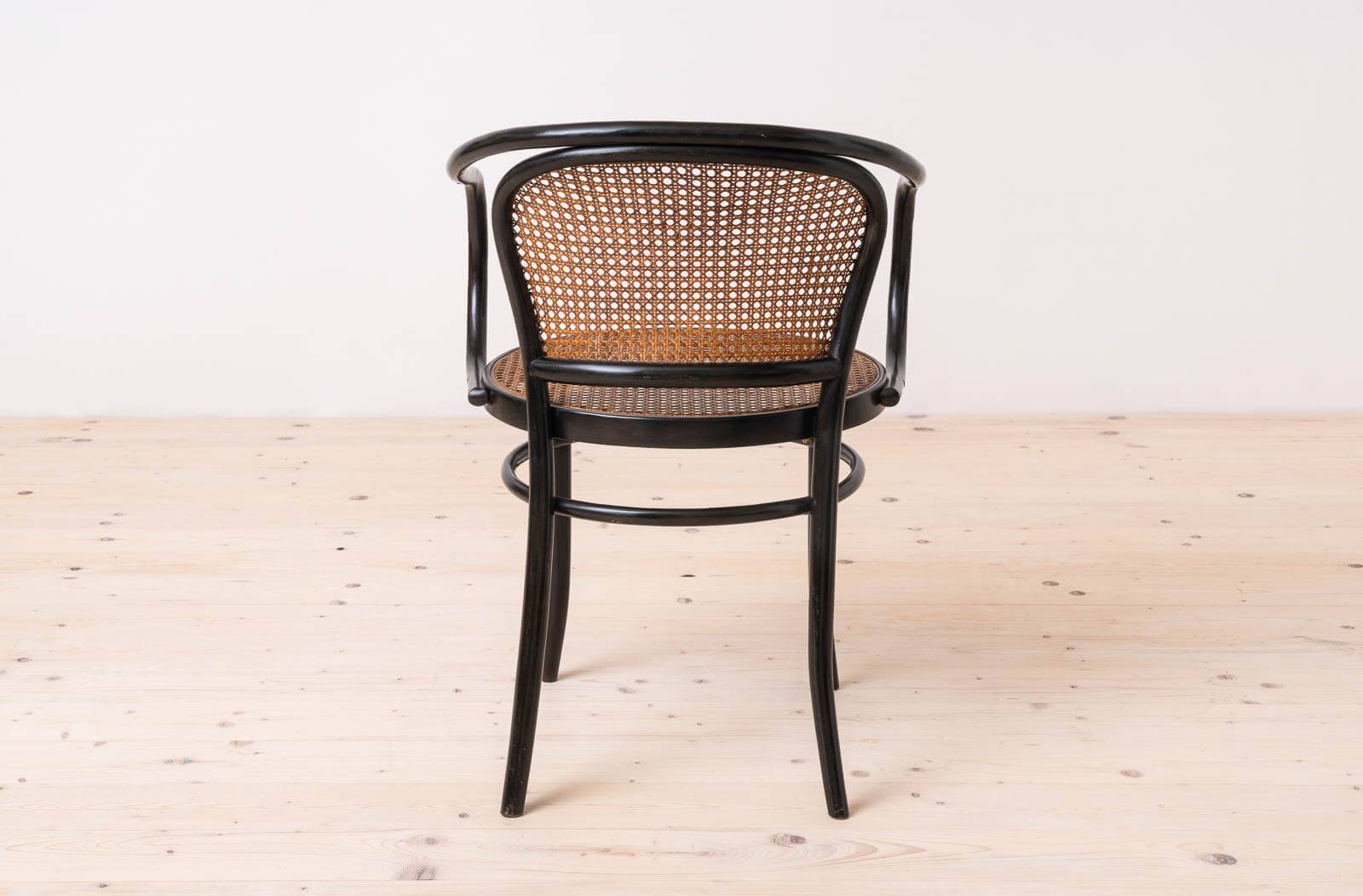 Set of 4 Thonet dining chairs by Drevounia, model 210, Czechoslovakia, 1960s