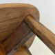 Wooden stool — Pierre Gautier-Delaye, France, 1960s